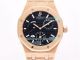 Swiss Clone AP Rotal Oak Dual Time Rose Gold Watch Black Dial 41MM (2)_th.jpg